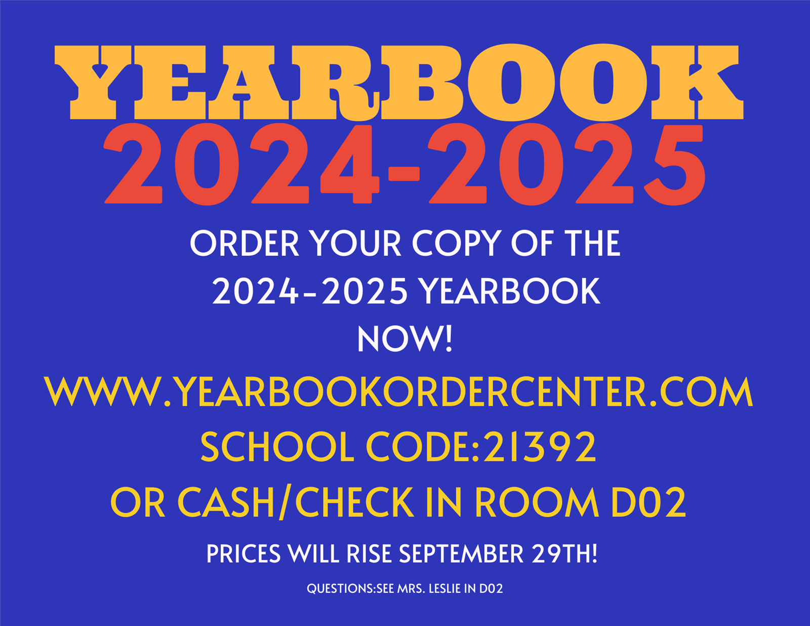  image supporting purchase of yearbooks